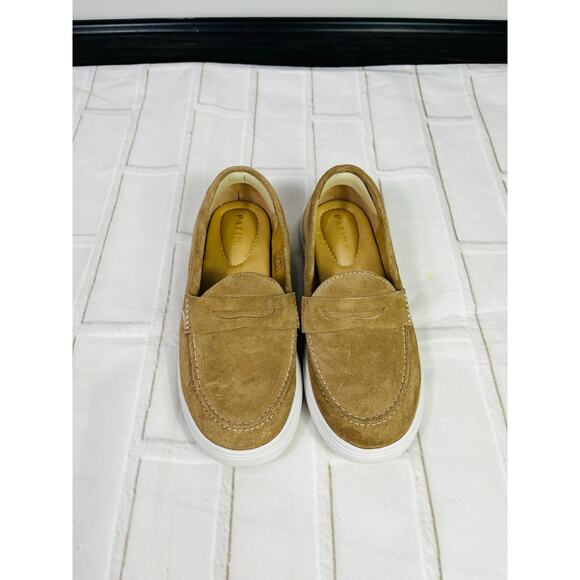 Patina tan suede leather loafers sz 7 - Picture 3 of 9